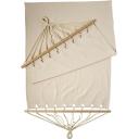 Image of Polyster canvas hammock with wooden rims
